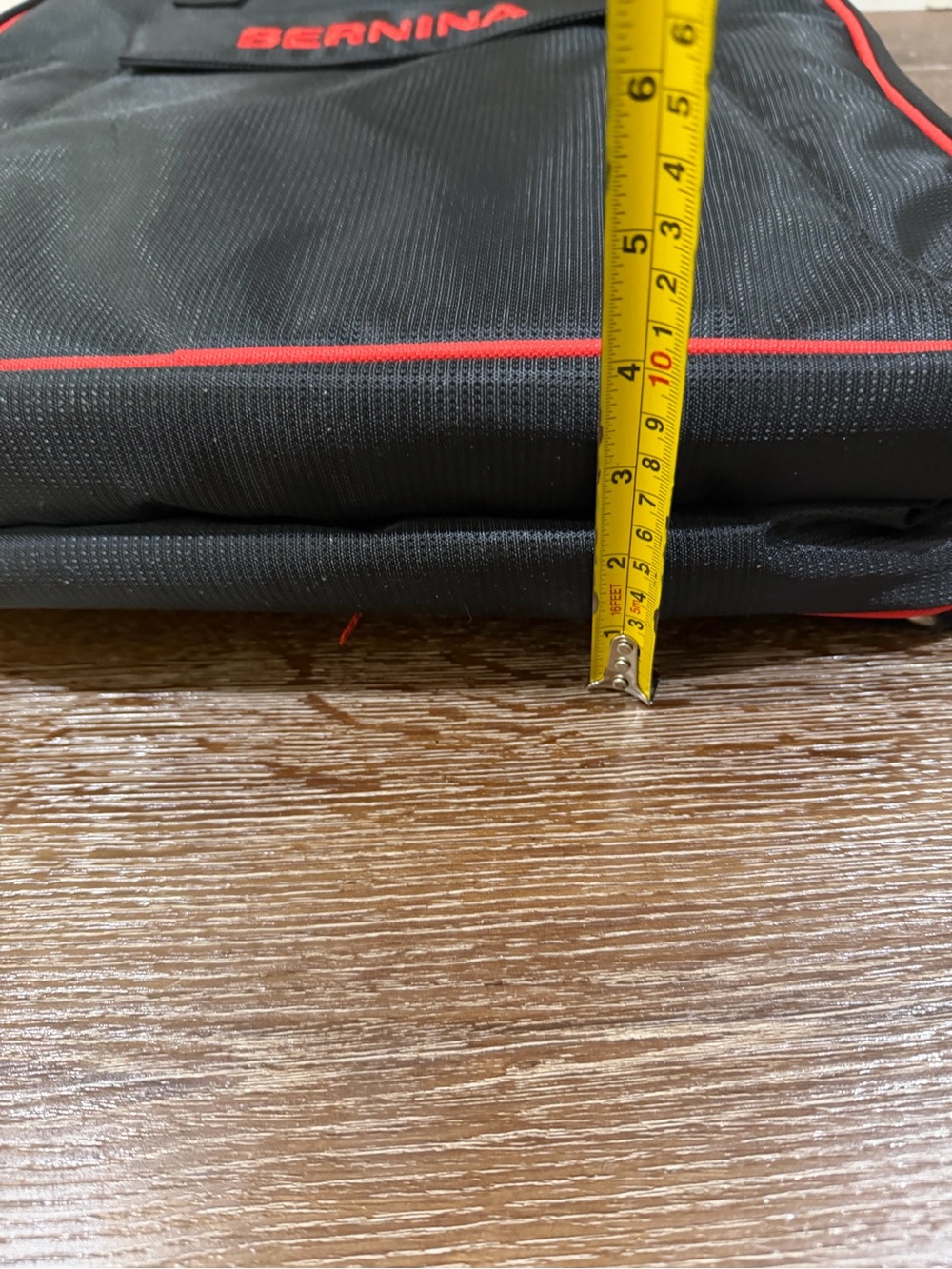 NWT BERNINA Black Travel Bag / backpack with Red Trim - Picture 10 of 13